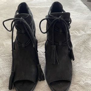 Black booties/ heels